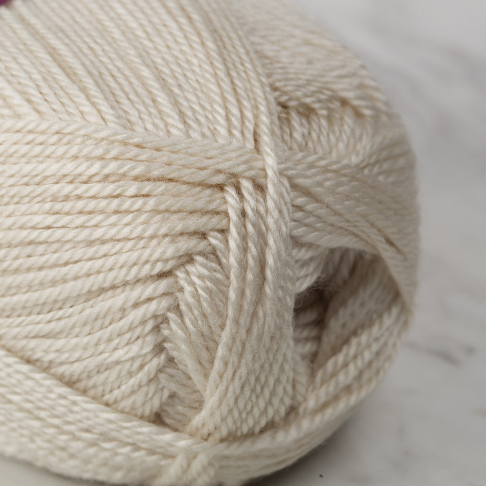 Etrofil Flora Knitting Yarn, Cream - 70148