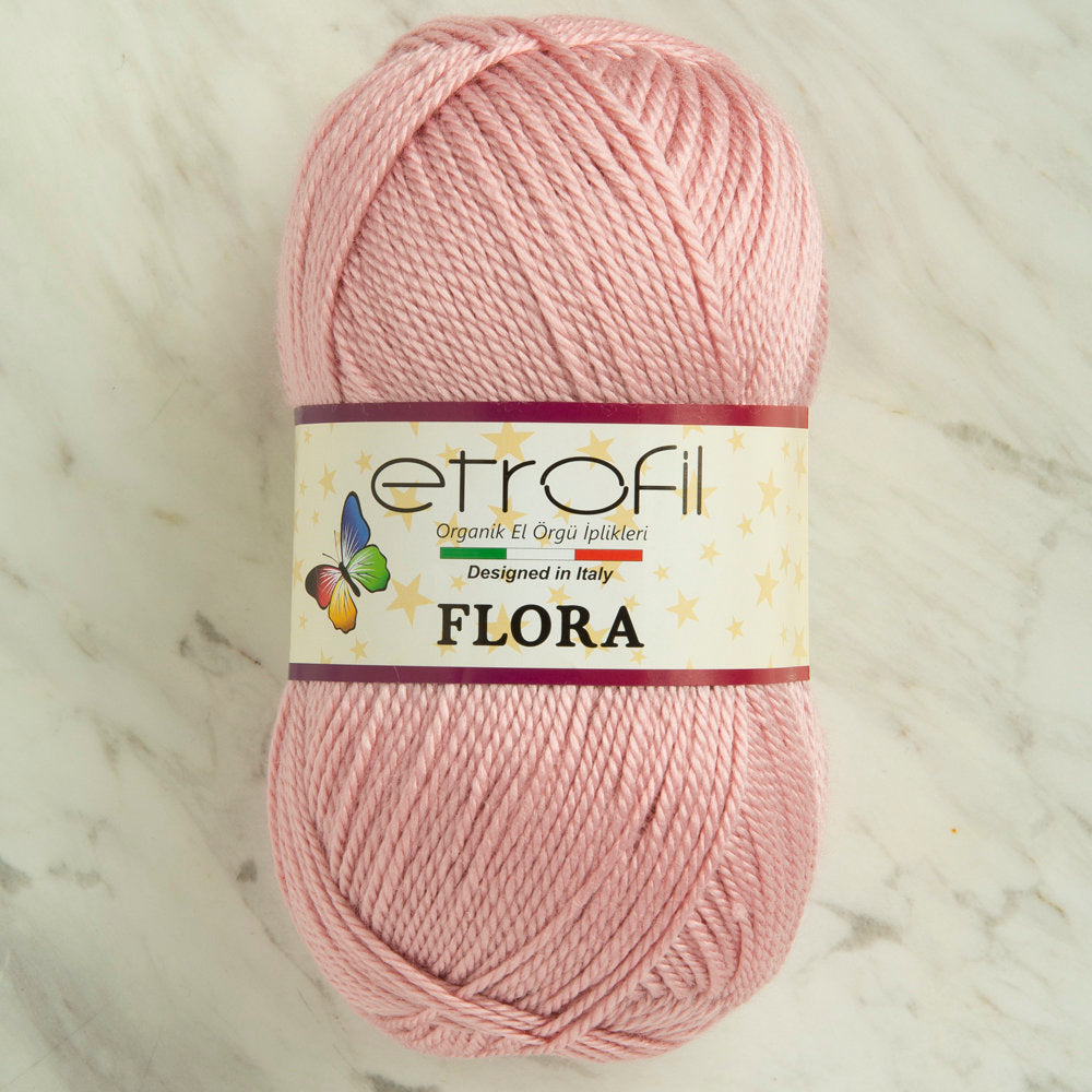 Etrofil Flora Knitting Yarn, Light Dusty Rose - 73029