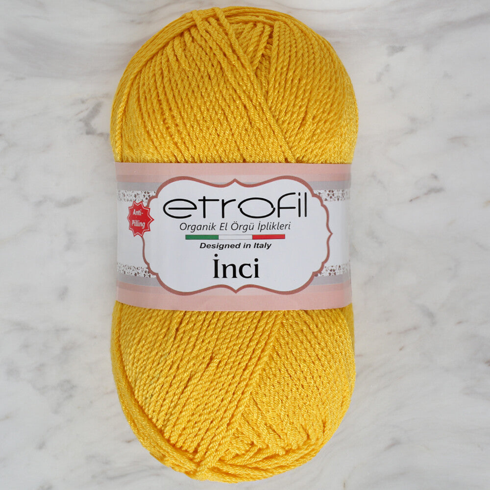 Etrofil İnci Yarn, Yellow - 72042