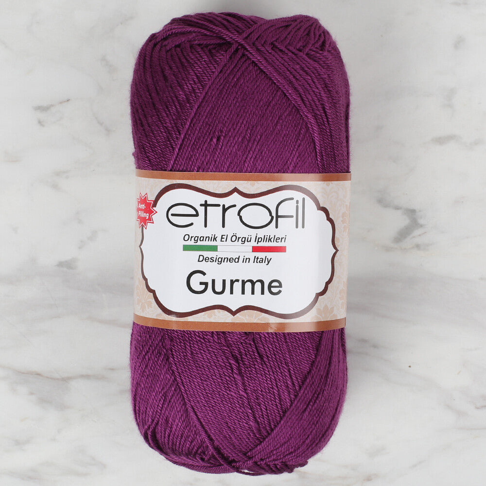 Etrofil Gurme Knitting Yarn, Purple - 70678