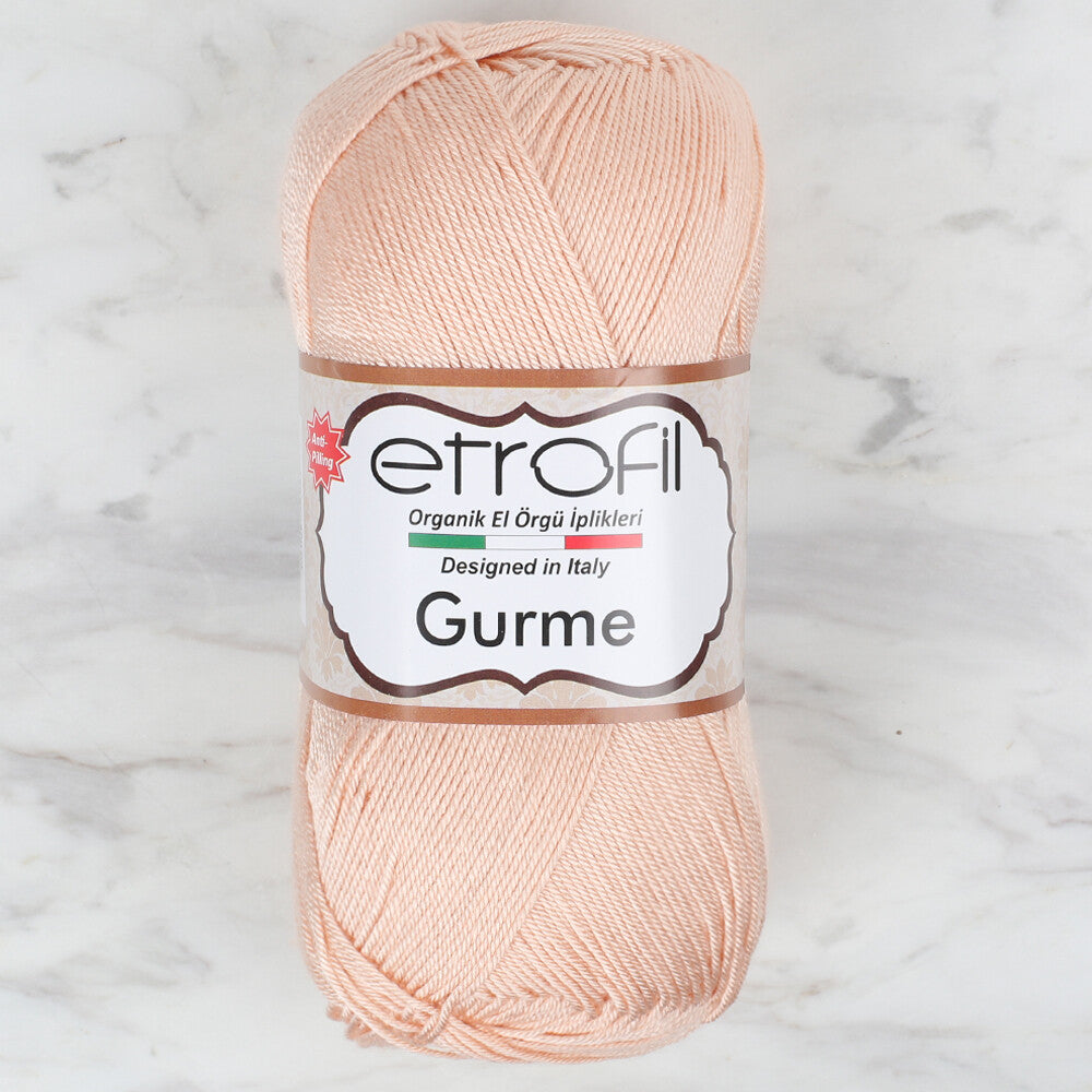 Etrofil Gurme Knitting Yarn, Light Pinkish Orange - 72040