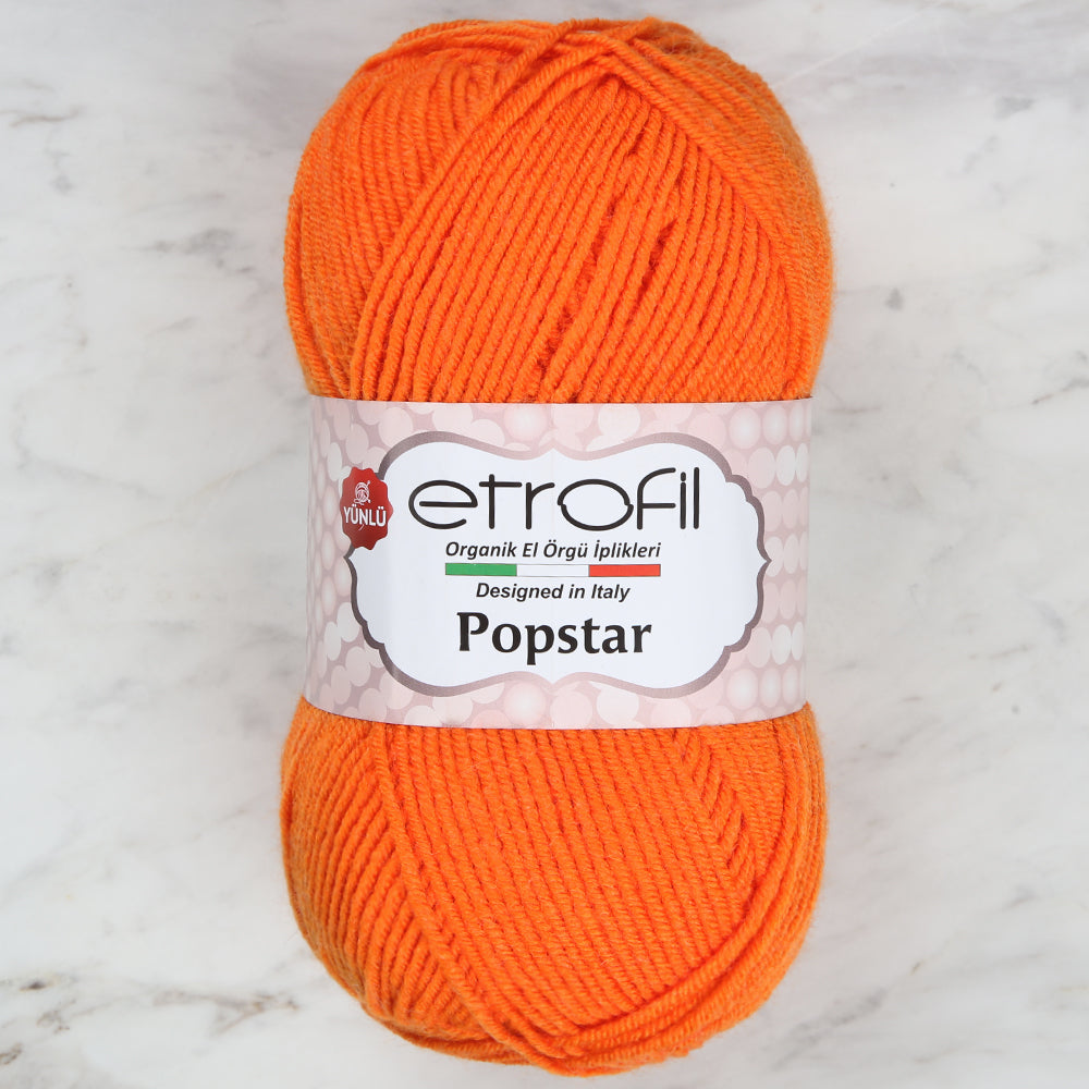 Etrofil Popstar Yarn,Orange - 72192
