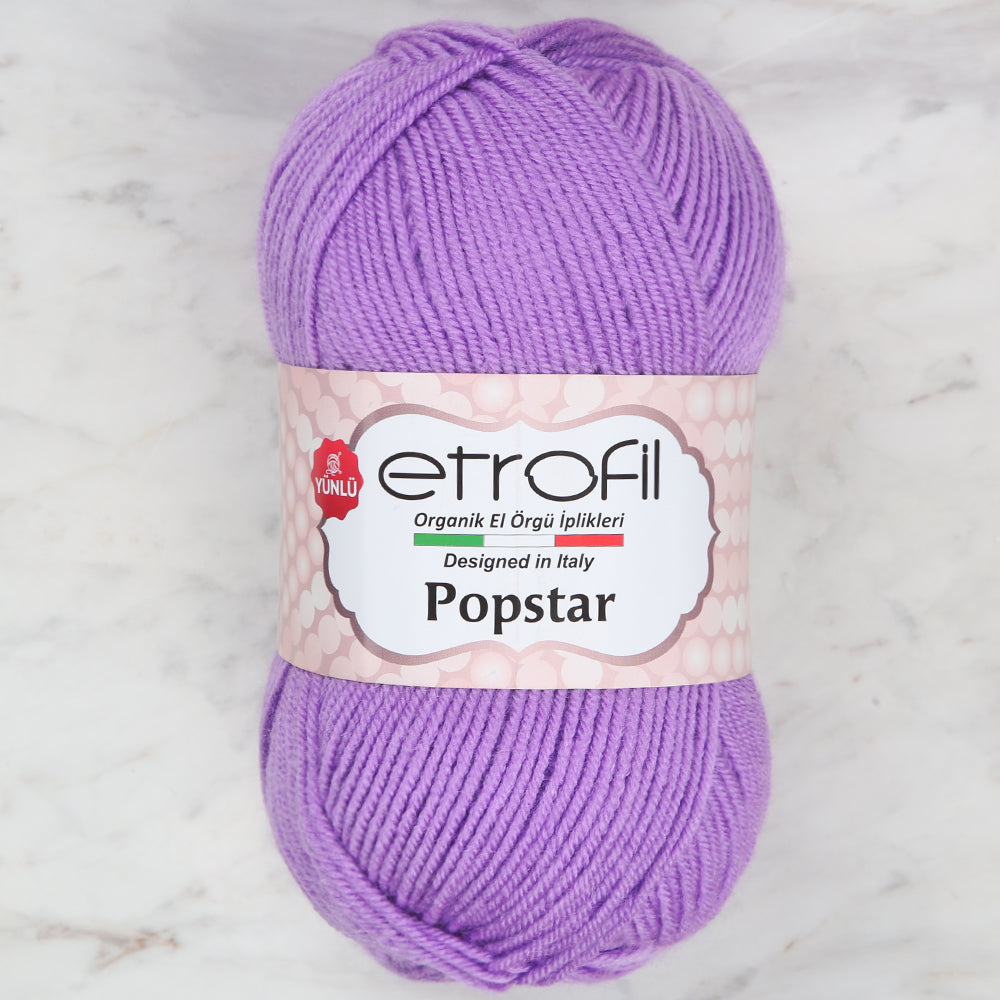 Etrofil Popstar Yarn,Lilac - 77076