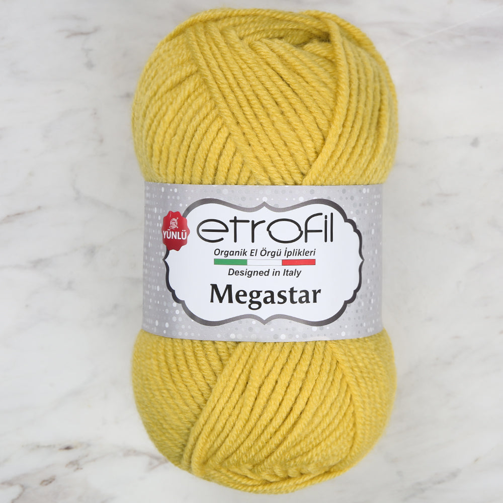 Etrofil Megastar Yarn,Yellow - 72191
