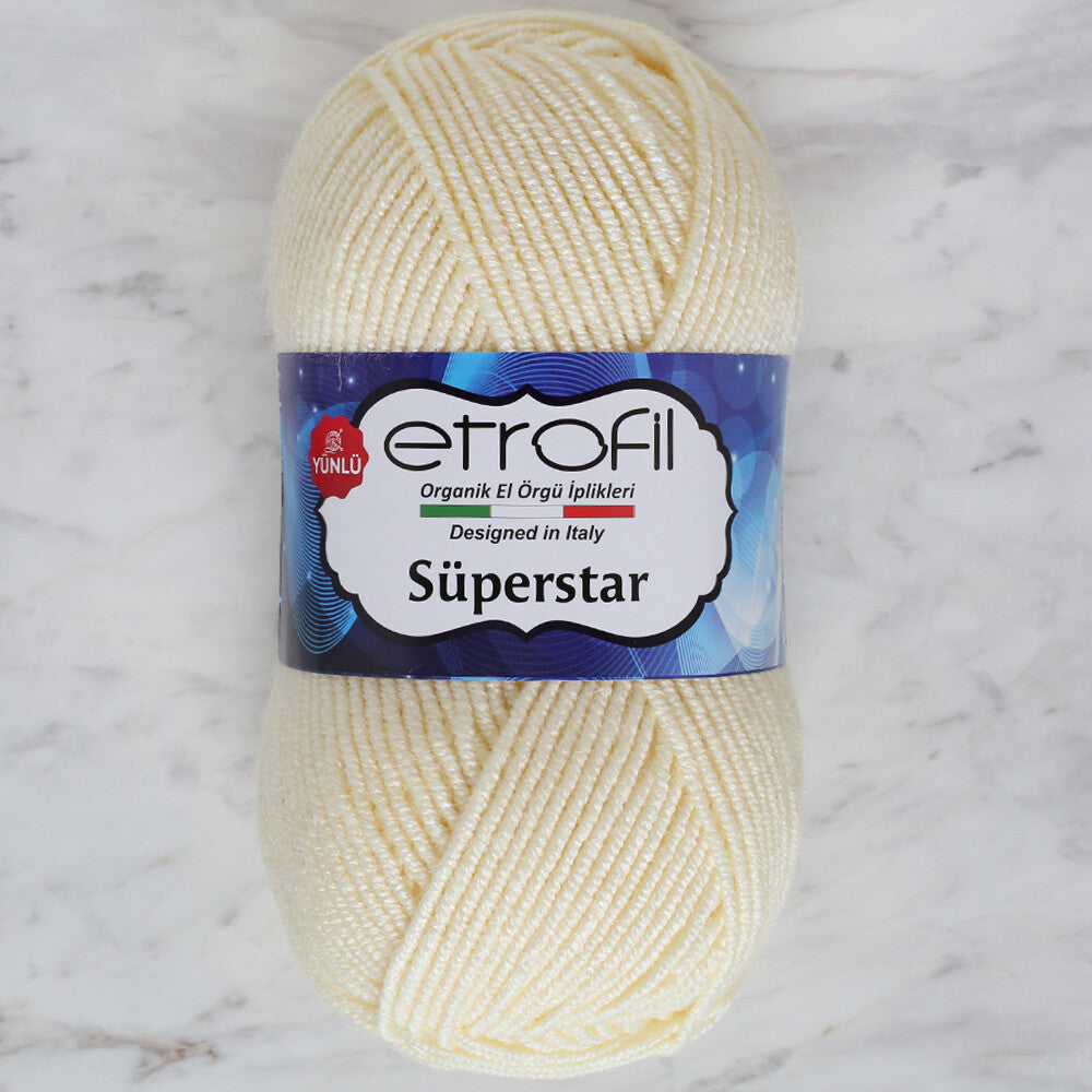 Etrofil Süperstar Yarn, Cream - 70299