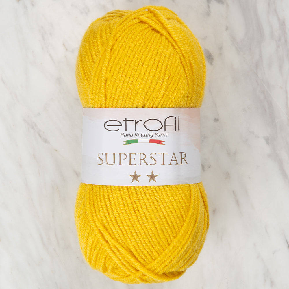 Etrofil Süperstar Yarn, Yellow - 72191