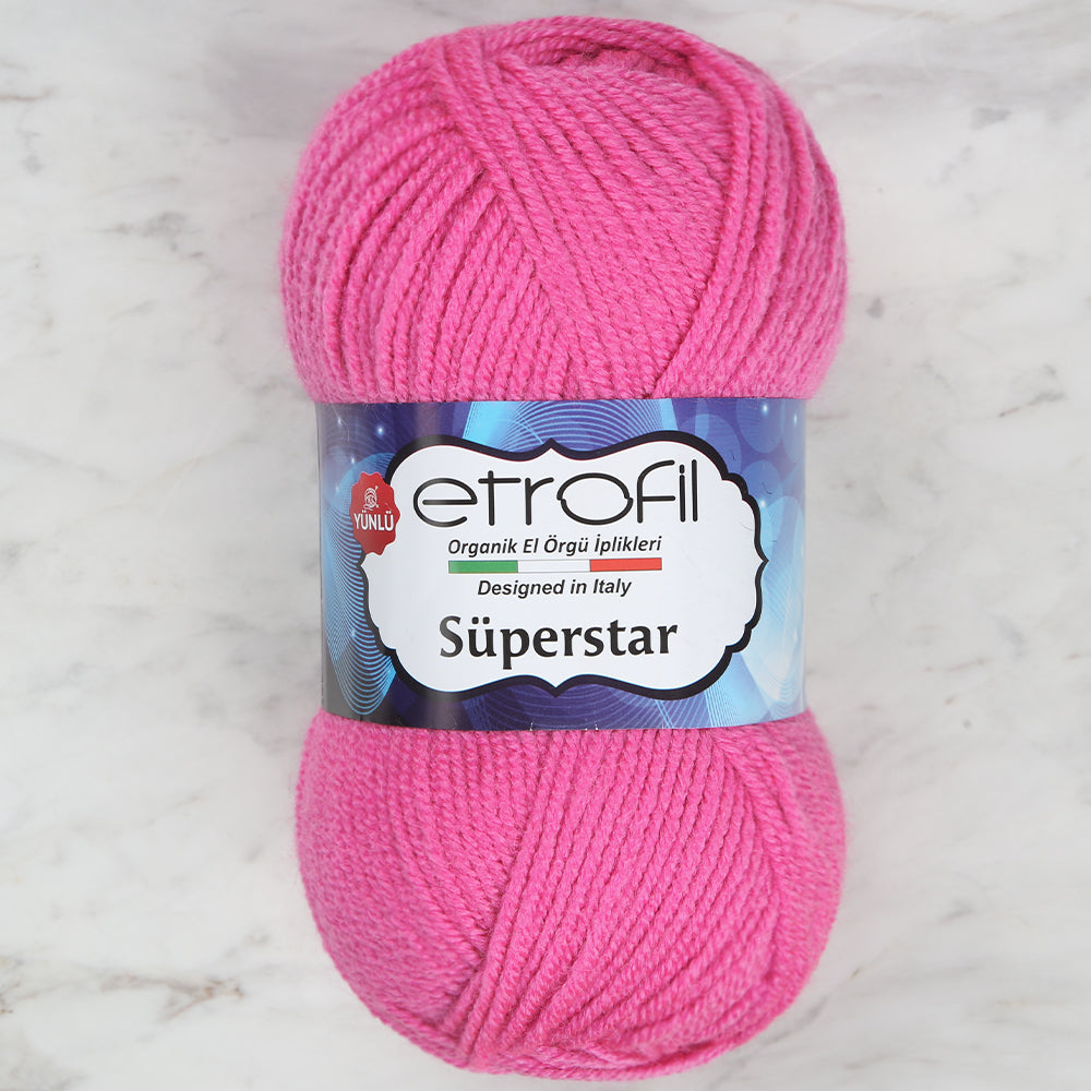 Etrofil Süperstar Yarn,Pink - 73308