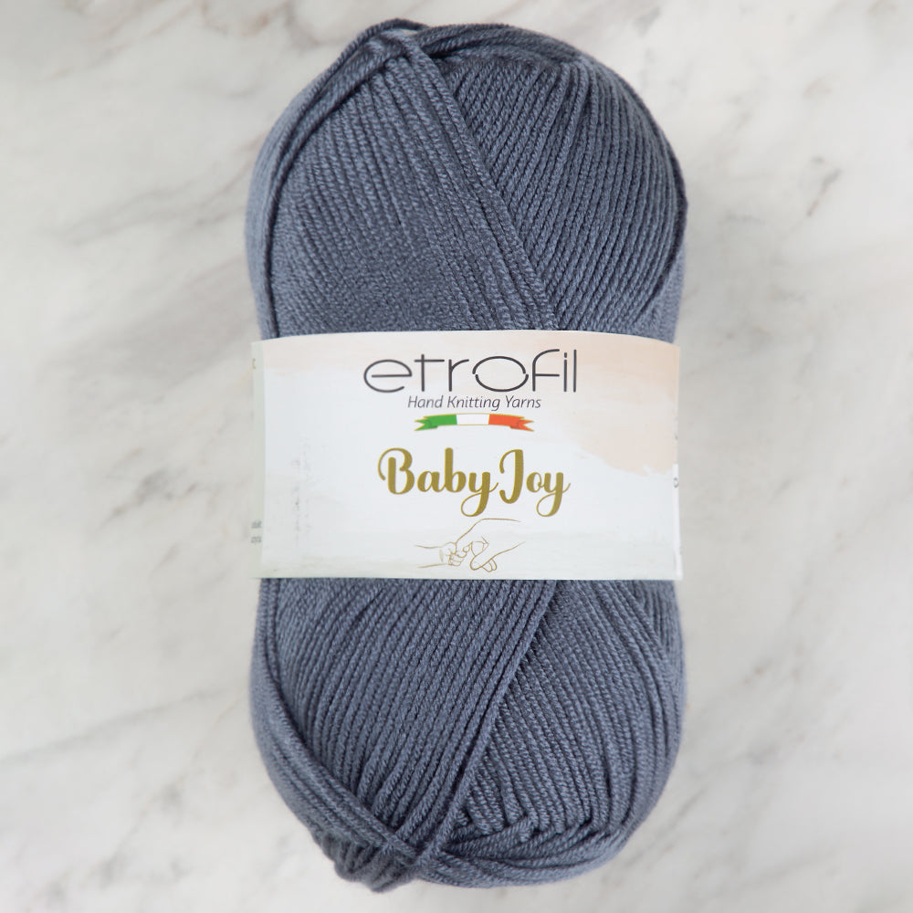 Etrofil Baby Joy Knitting Yarn, Gray- 80051