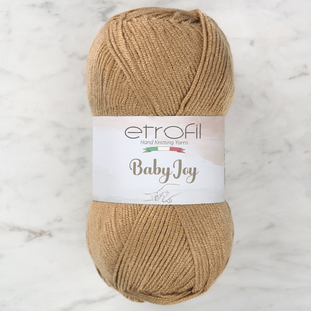 Etrofil Baby Joy Knitting Yarn, Brown - 80073