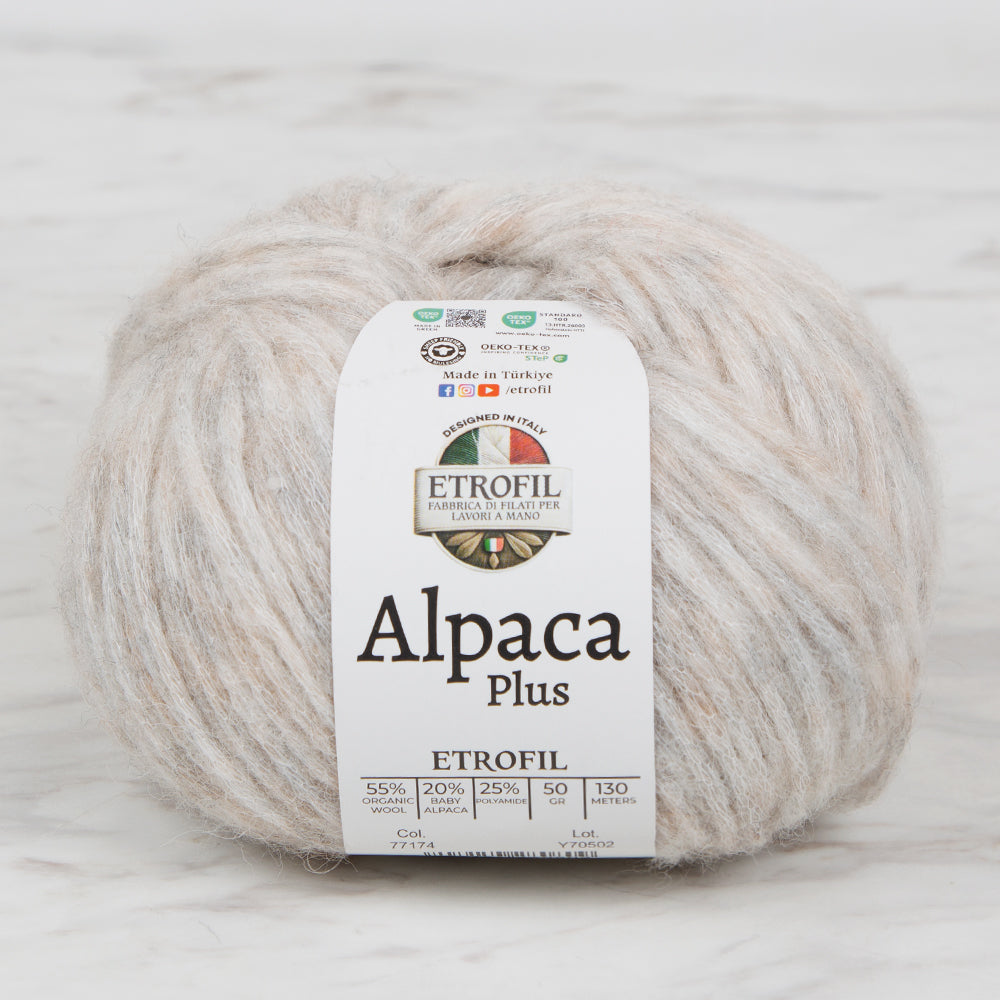 Etrofil Alpaca Plus Hand Knitting Yarn, Beige - 77174