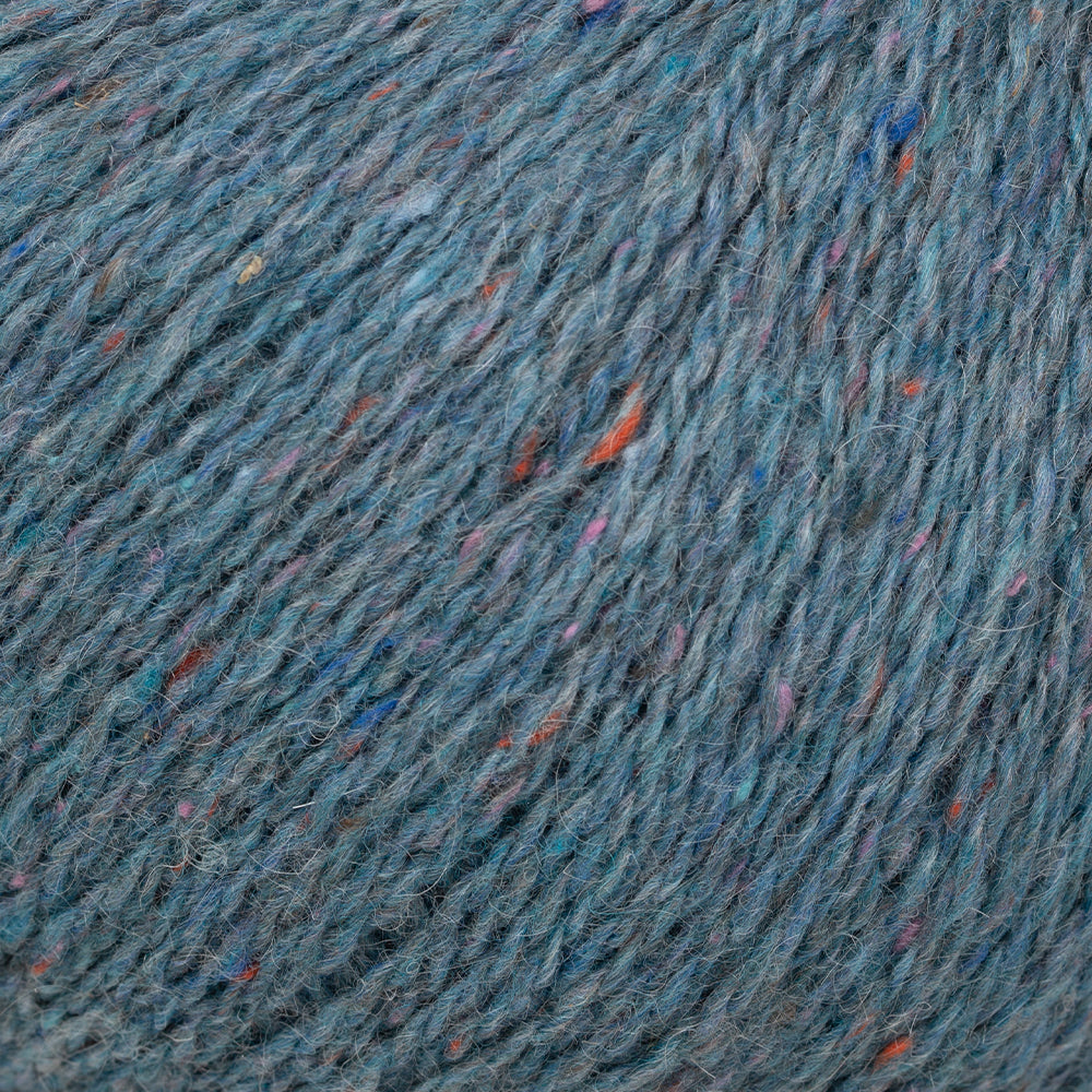 Etrofil Felted Tweed Hand Knitting Yarn , Blue - 75375
