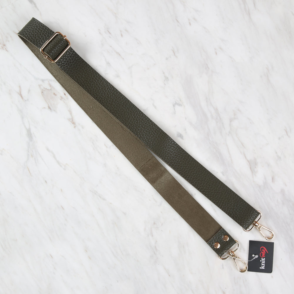 Knitme Sliding Buckle Bag Strap 130x3 cm Khaki BA-0004