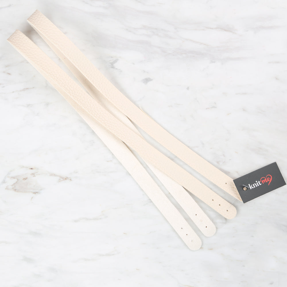 Knitme Sports Sewing Bag Hanger 70x1.7 cm (Pair) Cream BA-0074