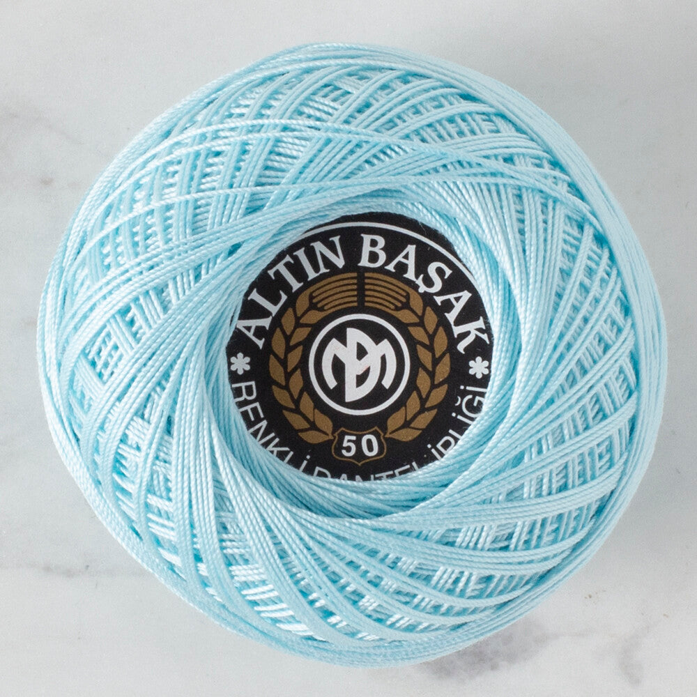 Altınbaşak Klasik No: 50 Lace Thread Ball, Baby Blue - 345 - 26