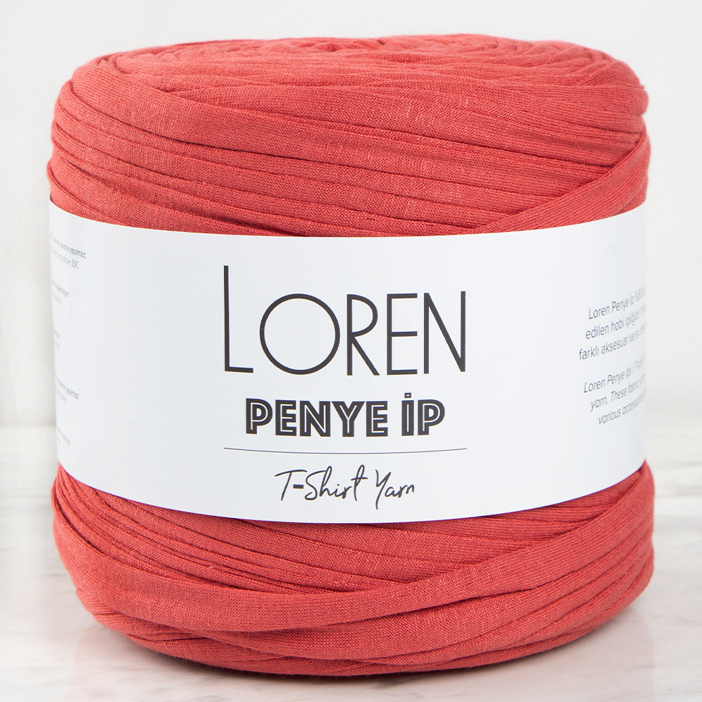 Loren T-shirt Yarn, Orange- 50