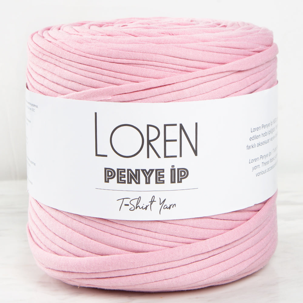 Loren T-Shirt Yarn, Dusty Pink - 36