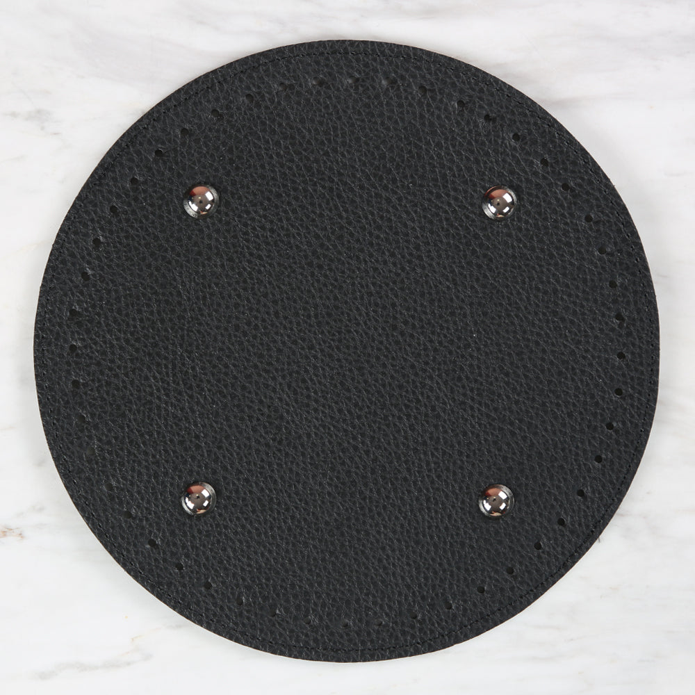 Knitme Bag Base Round 22 cm Black BA-0064