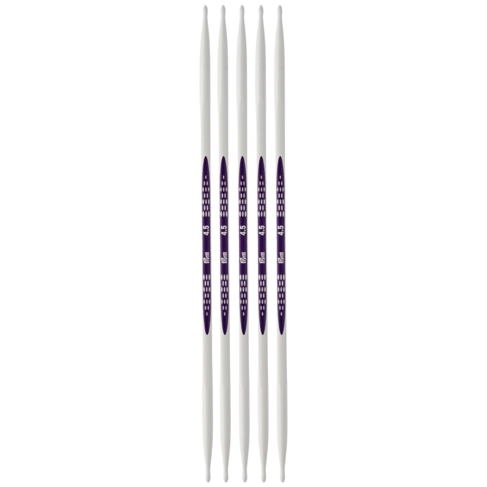PRYM Ergonomics 4.5 mm 20 cm Double Pointed Knitting Needle, Set of 5 - 194205
