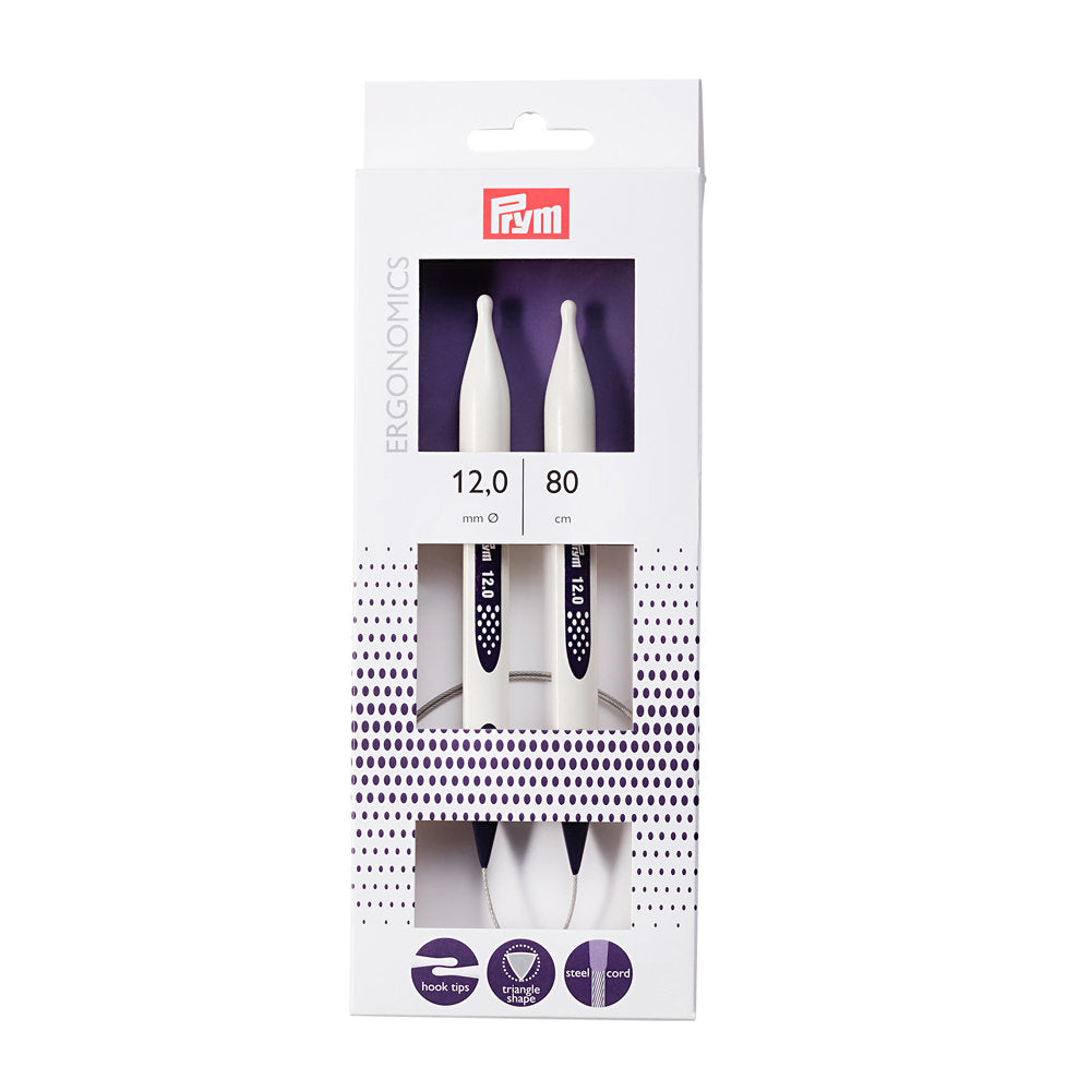 PRYM Ergonomics 12 mm 80 cm Circular Knitting Needle - 215814