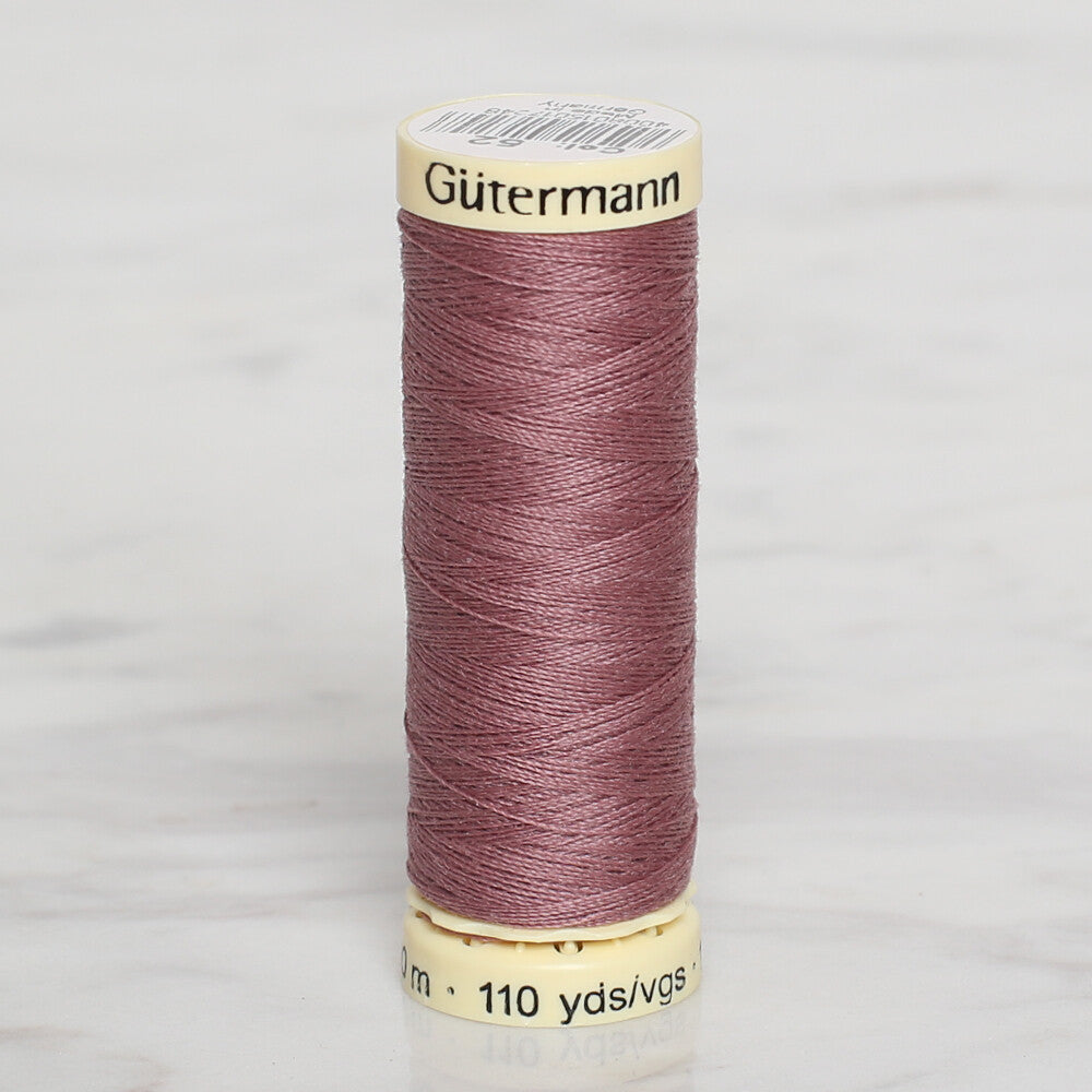 Gütermann Sewing Thread, 100m, Dusty Pink - 52