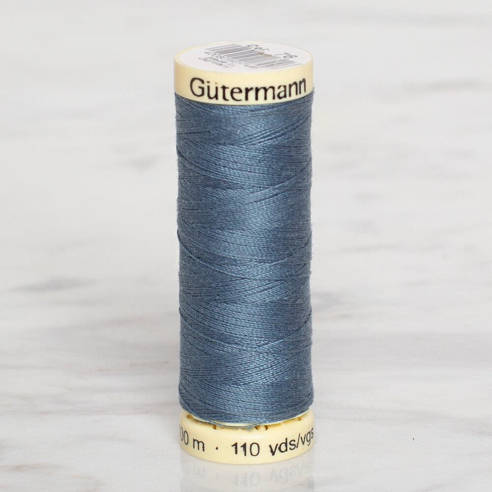 Gütermann Sewing Thread, 100m, Blue - 76
