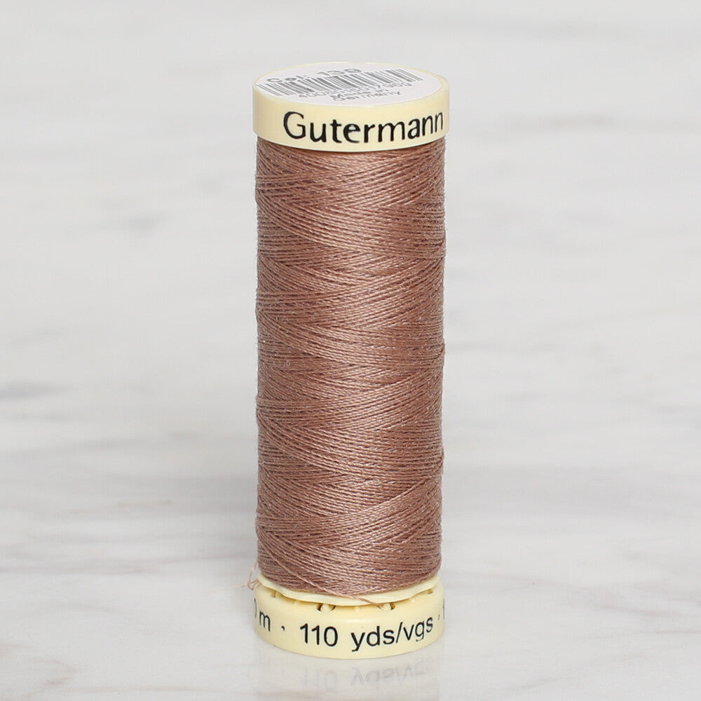 Gütermann Sewing Thread, 100m, Brown - 139