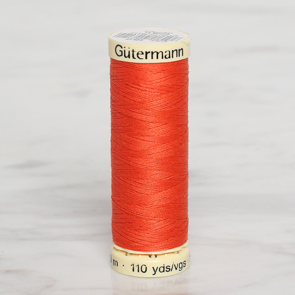 Gütermann Sewing Thread, 100m, Orange  - 155