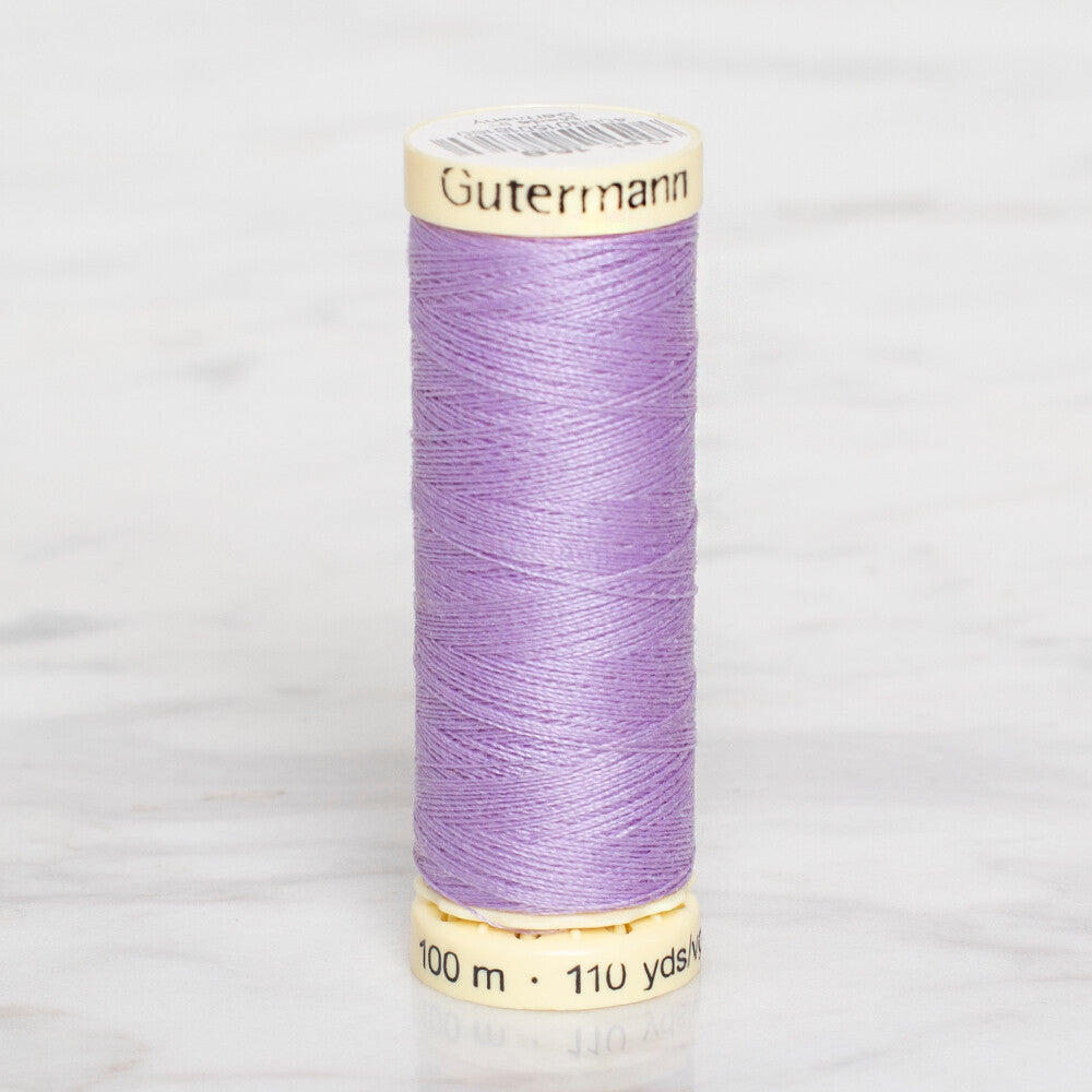 Gütermann Sewing Thread, 100m, Lilac - 158