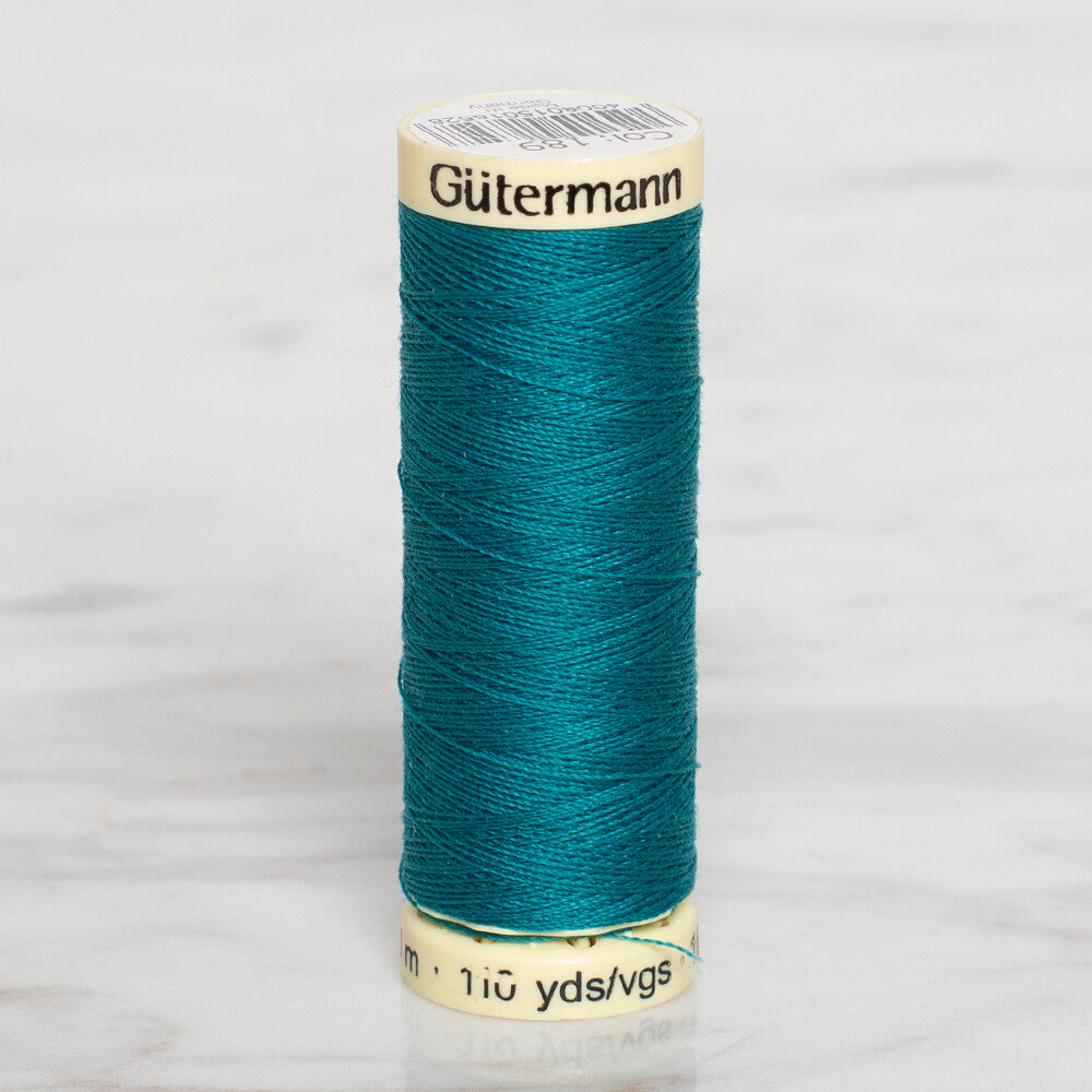 Gütermann Sewing Thread, 100m, Petrol Green - 189