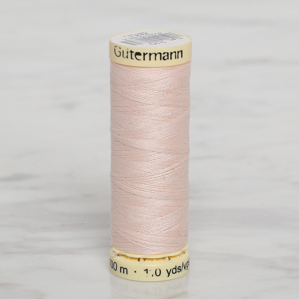 Gütermann Sewing Thread, 100m, Cream - 210