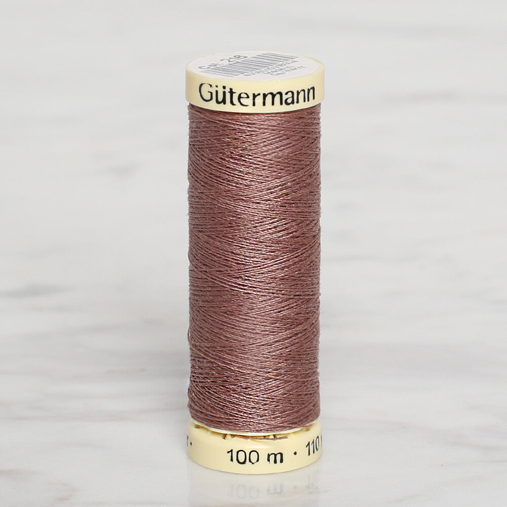 Gütermann Sewing Thread, 100m, Brown - 216