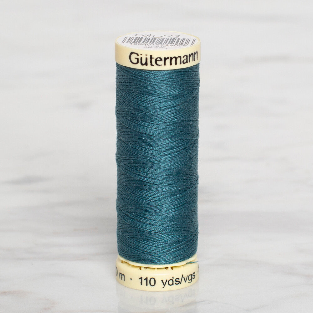 Gütermann Sewing Thread, 100m, Petrol Green  - 223