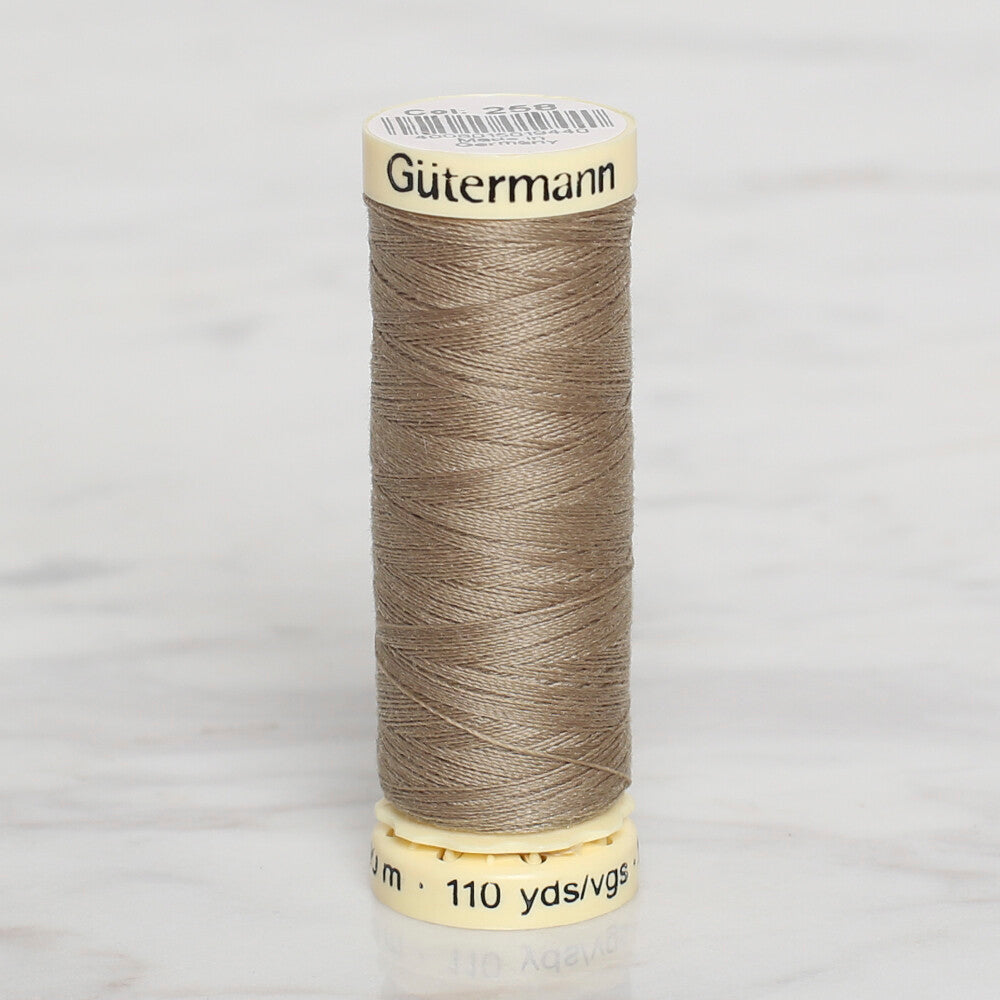 Gütermann Sewing Thread, 100m, Green - 258