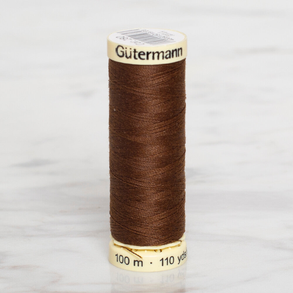Gütermann Sewing Thread, 100m, Dark Brown - 280