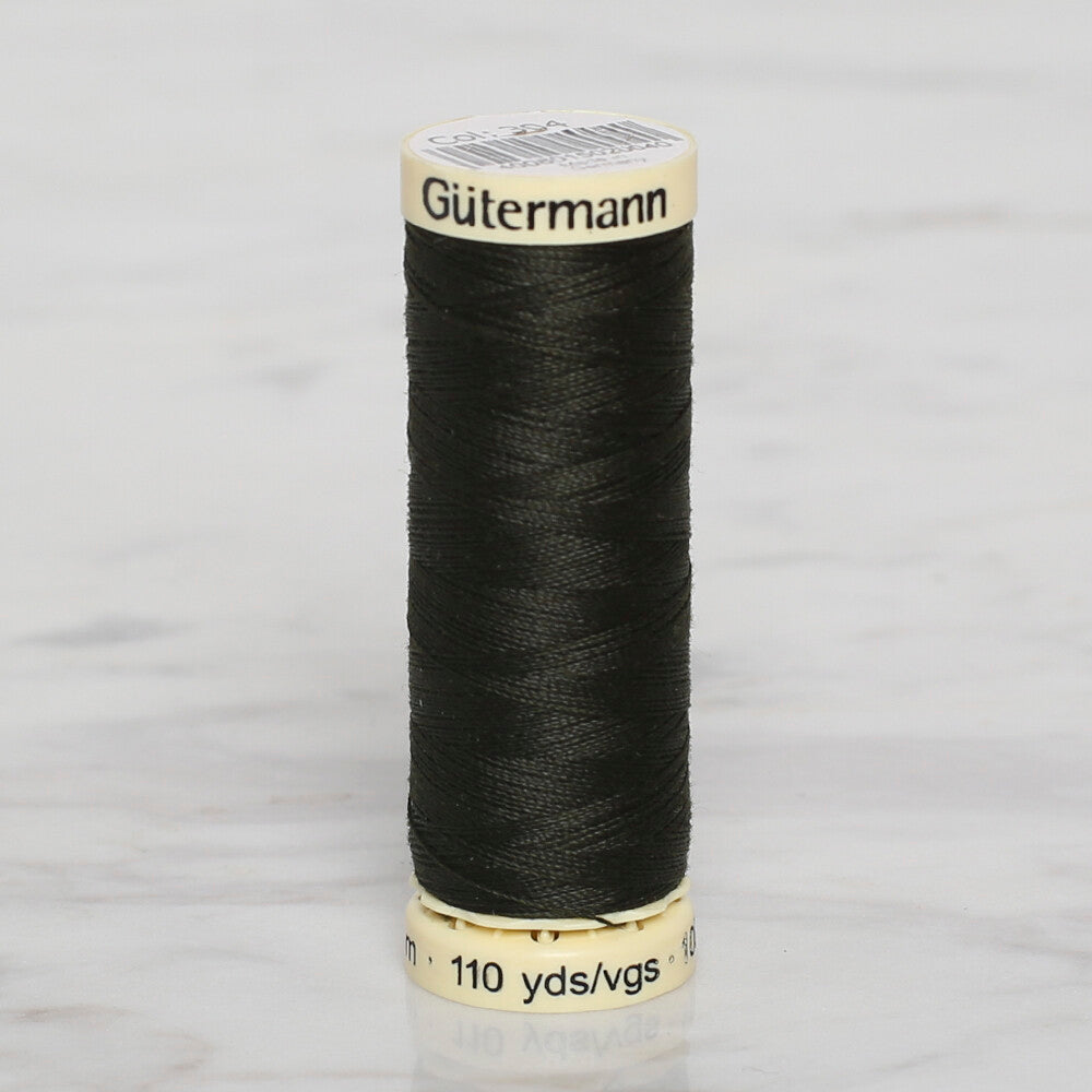 Gütermann Sewing Thread, 100m, Dark Green - 304