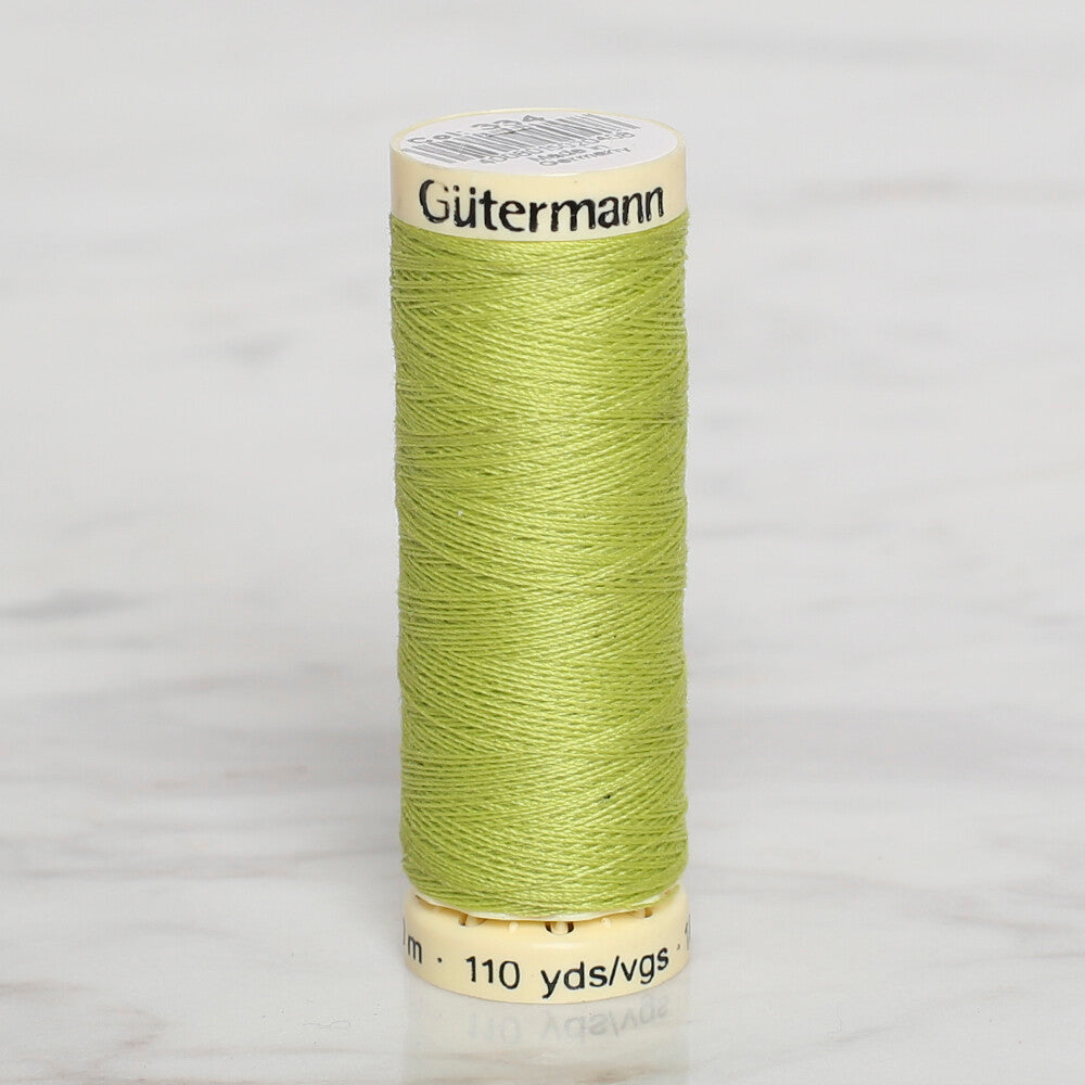 Gütermann Sewing Thread, 100m, Green - 334