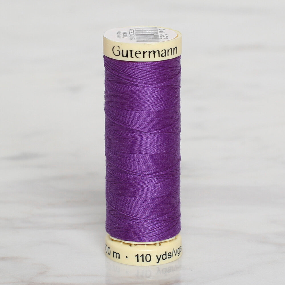 Gütermann Sewing Thread, 100m, Dark Purple - 392