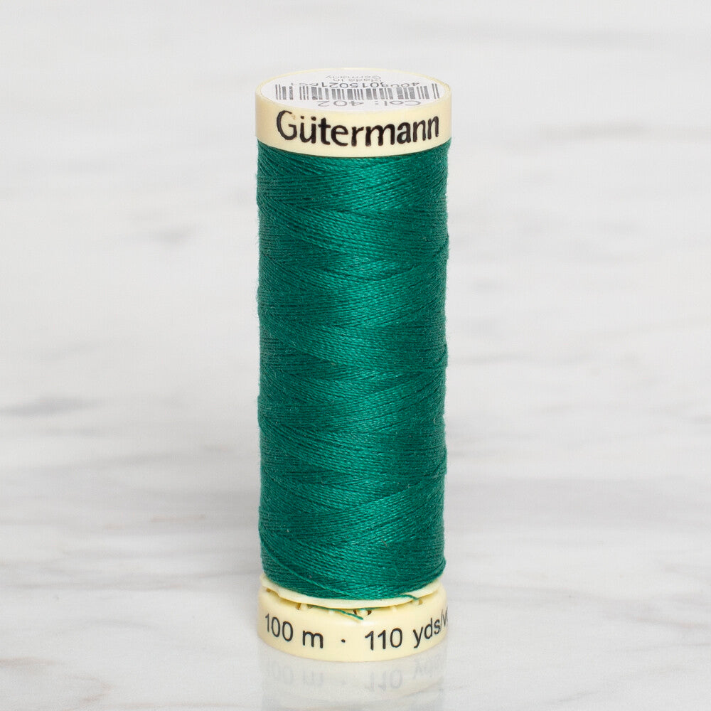 Gütermann Sewing Thread, 100m, Green - 402