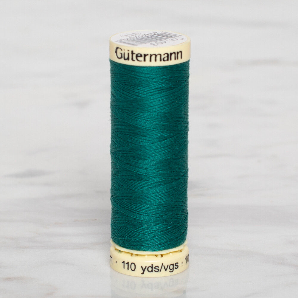 Gütermann Sewing Thread, 100m, Green - 403