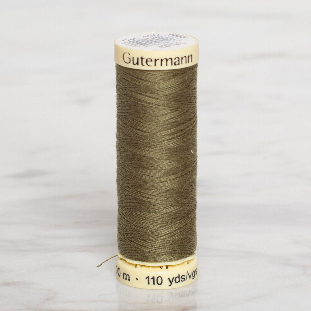 Gütermann Sewing Thread, 100m, Green - 432