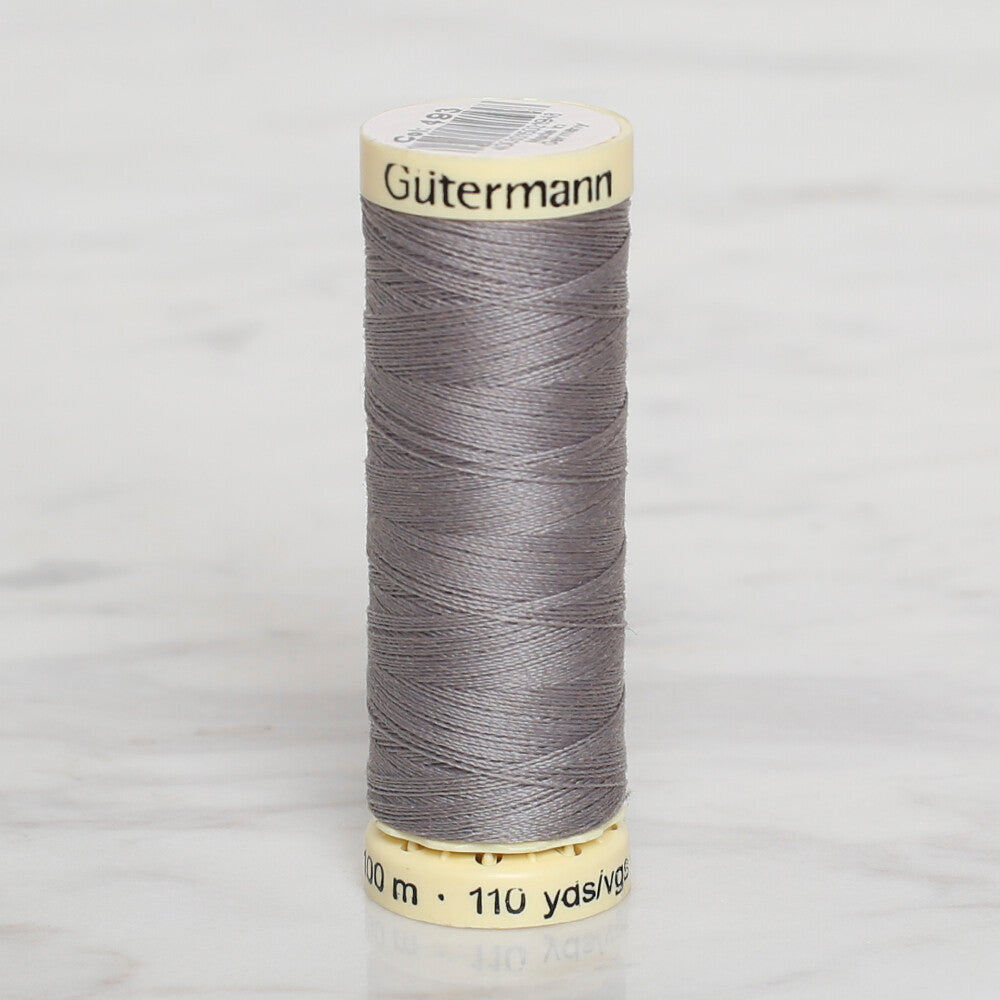 Gütermann Sewing Thread, 100m, Grey - 493