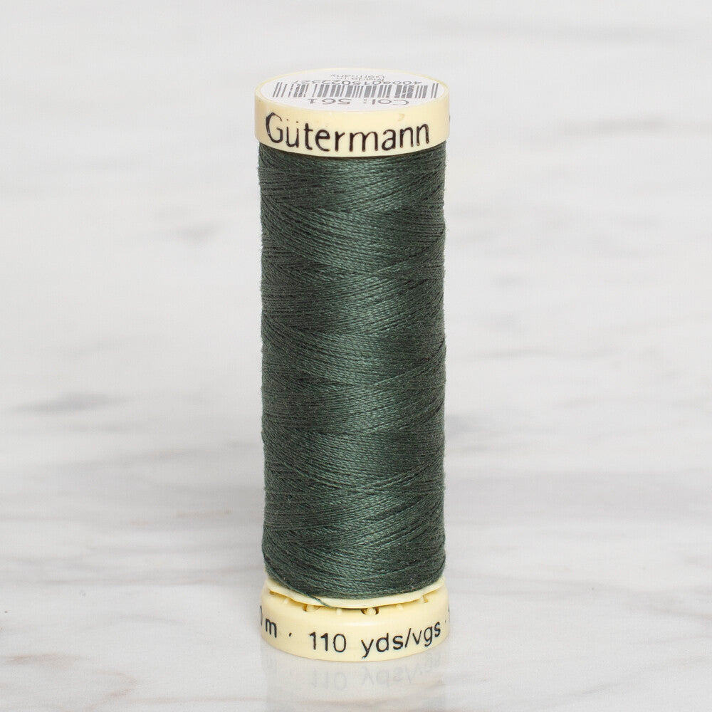 Gütermann Sewing Thread, 100m, Green - 561