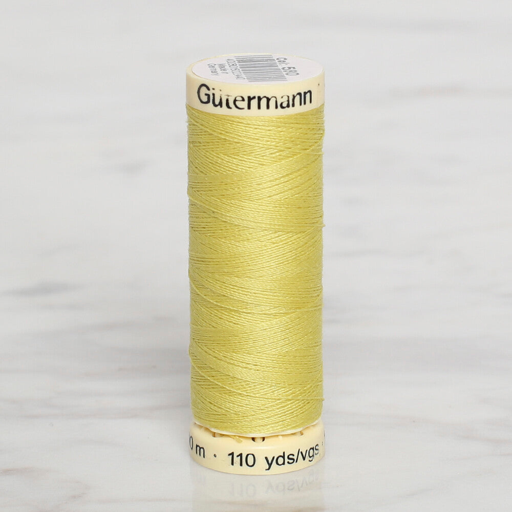 Gütermann Sewing Thread, 100m, Light Green - 580