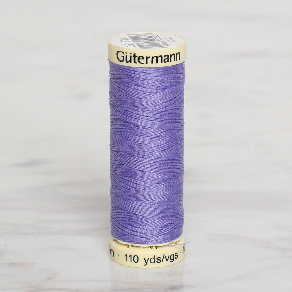 Gütermann Sewing Thread, 100m, Dark Lilac - 631
