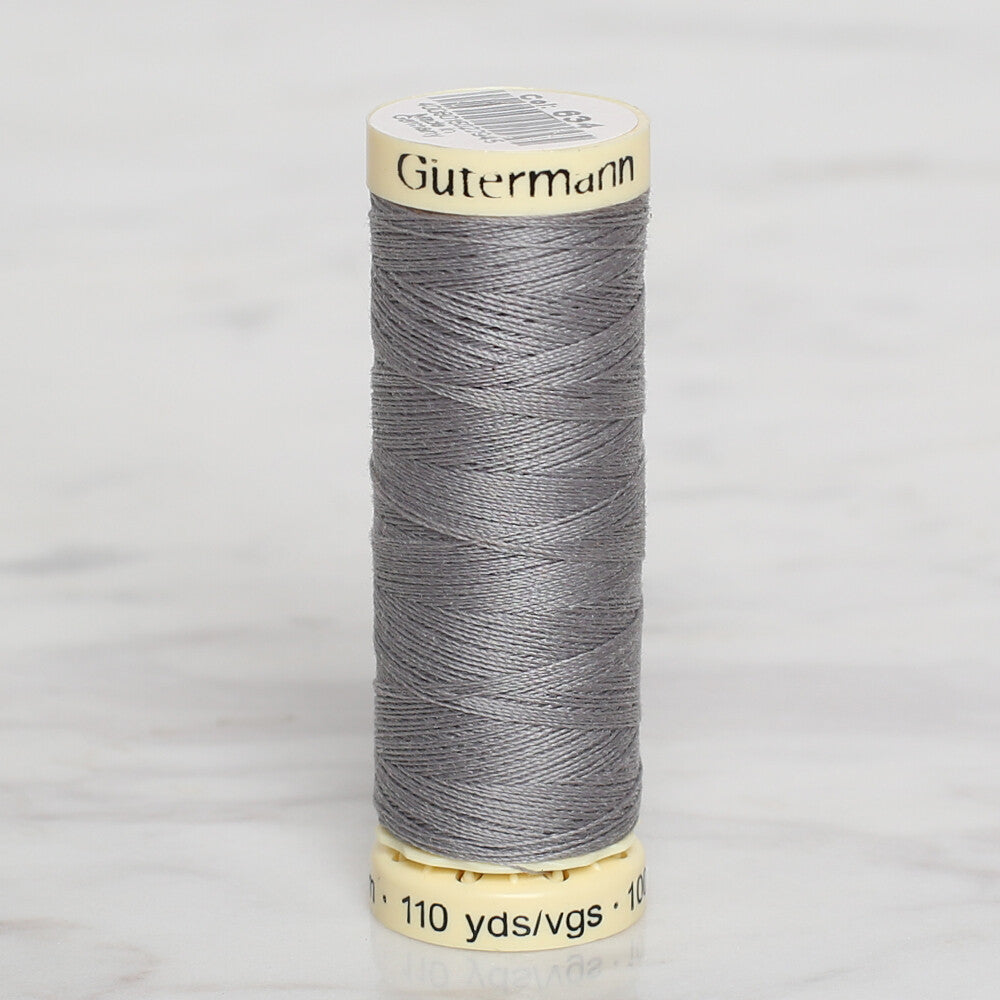 Gütermann Sewing Thread, 10m, Grey - 634