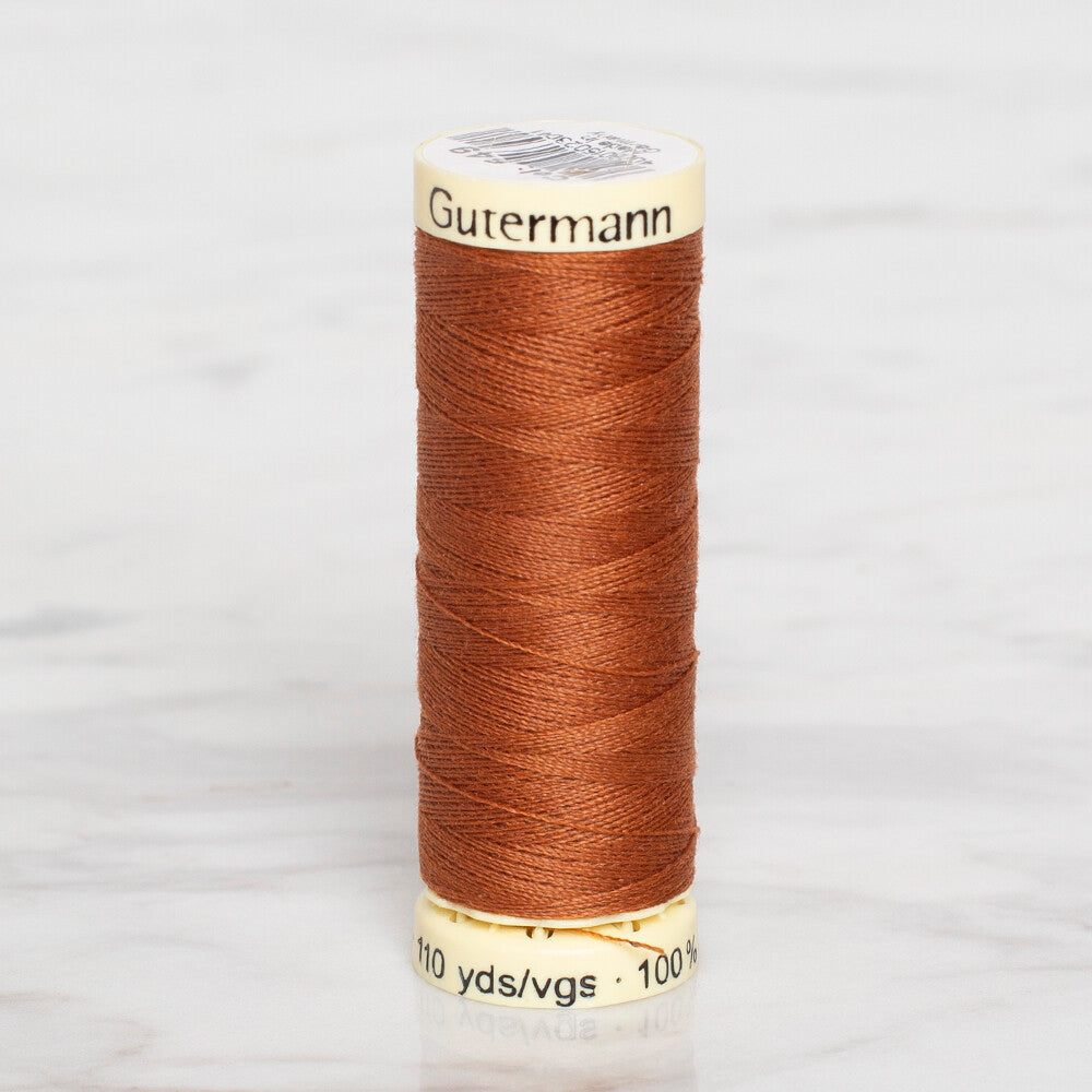 Gütermann Sewing Thread, 100m, Brown - 649