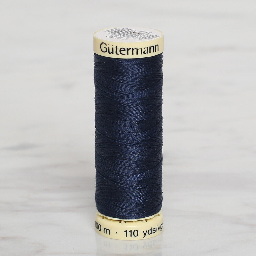 Gütermann Sewing Thread, 100m, Navy Blue - 711