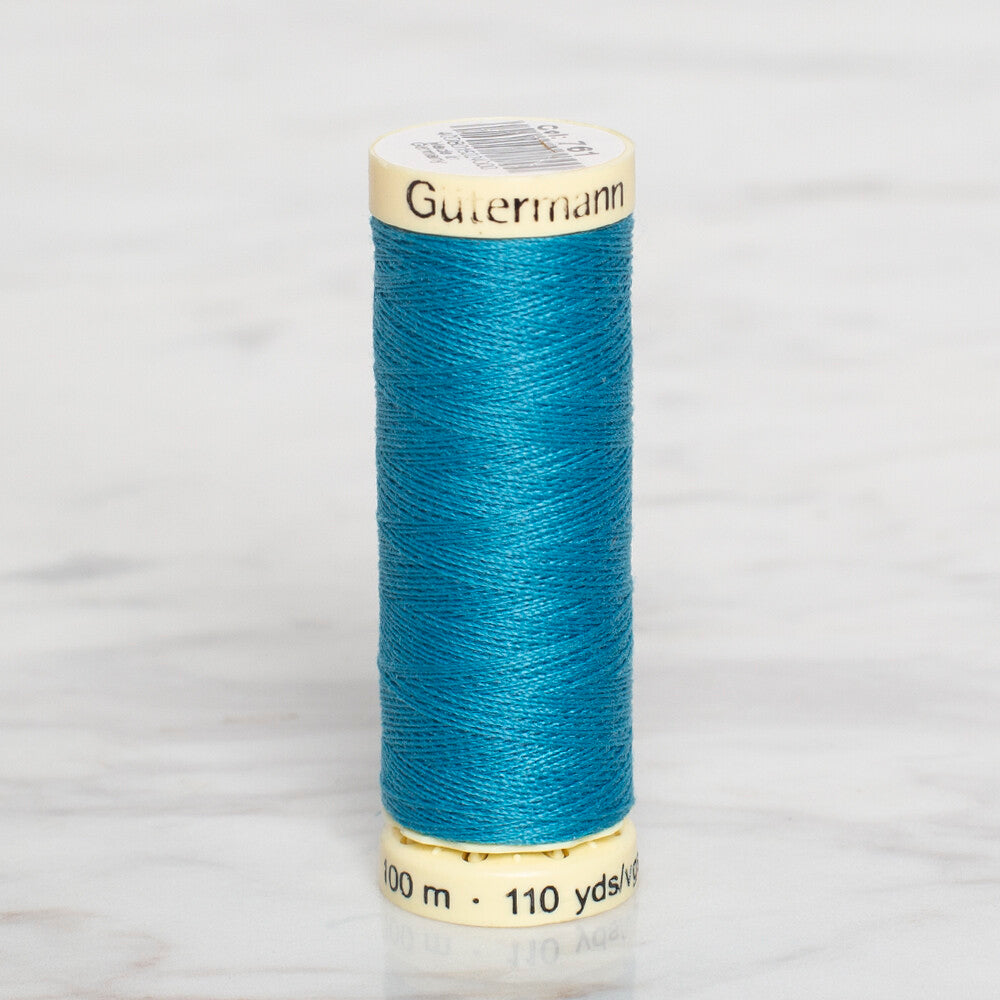 Gütermann Sewing Thread, 100m, Blue - 761
