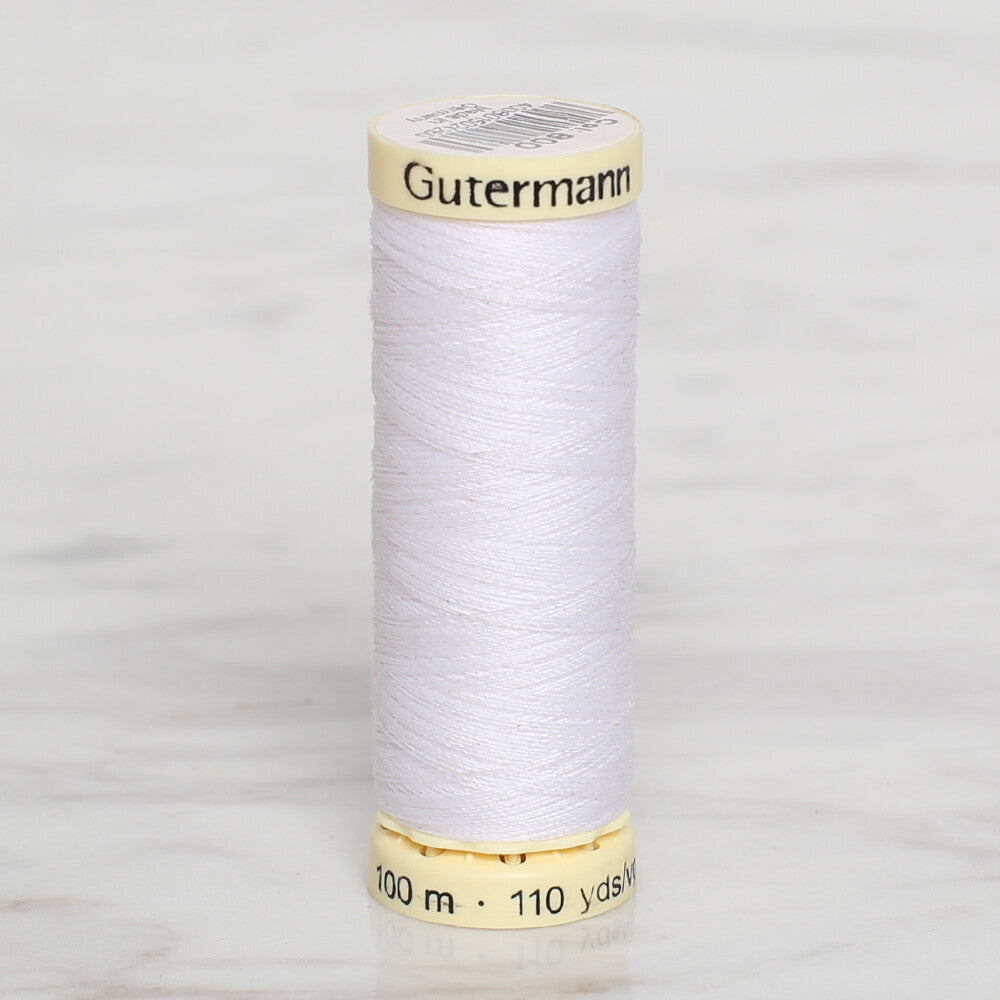 Gütermann Sewing Thread, 100m, White - 800