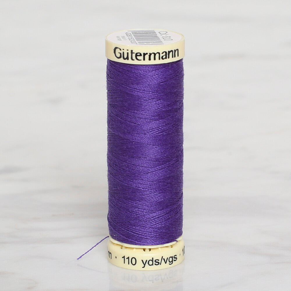 Gütermann Sewing Thread, 100m, Dark Purple - 810